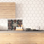 Herbstliche Noir blüten individuell anpassbares LG Schneidebrett