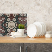 Herbstliche Noir blüten individuell anpassbares LG Schneidebrett