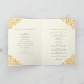 Herbstliche Orangenblattfeier Programm (Innenseite)