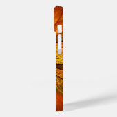 Herbstliche Pflanze, Modernes Abstraktes Fraktal Case-Mate iPhone Hülle (Rückseite / Links)