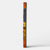 Herbstliche Pflanze, Modernes Abstraktes Fraktal Case-Mate iPhone Hülle (Rückseite / Links)