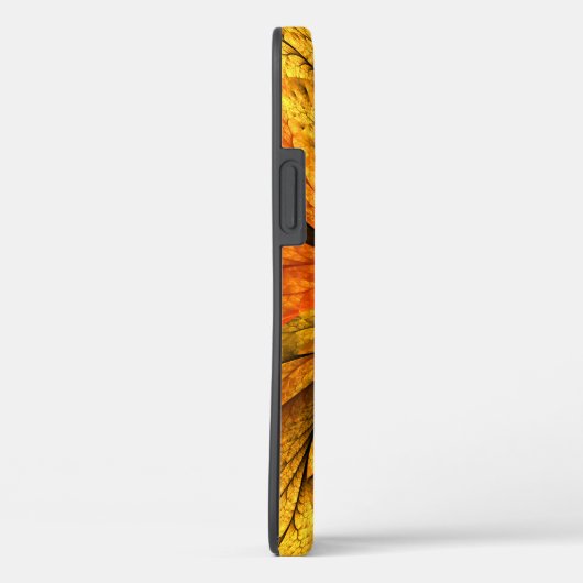 Herbstliche Pflanze, Modernes Abstraktes Fraktal Case-Mate iPhone Hülle (Rückseite / Rechts)