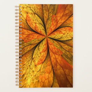 Herbstliche Pflanze, Modernes Abstraktes Fraktal Planer