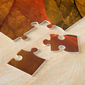 Herbstliche Pflanze, Modernes Abstraktes Fraktal Puzzle (Seite)