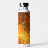 Herbstliche Pflanze, Modernes Abstraktes Fraktal Trinkflasche (Rechts)