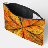 Herbstliche Pflanze, Modernes Abstraktes Fraktal Zubehörtasche (Offen)