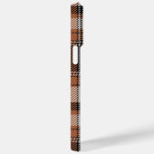 Herbstliche Plaid-Optik  Case-Mate iPhone Hülle (Rückseite / Rechts)
