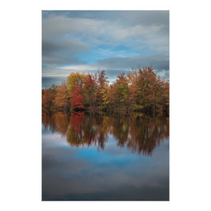 Herbstliche Reflexionen Fotodruck