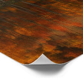 Herbstliche Reflexionen Poster (Ecke)