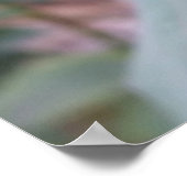 Herbstliche rote Rose Poster (Ecke)