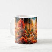 Herbstliche Ruhe: Ein Naturparadies Kaffeetasse (Vorderseite Links)