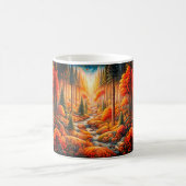 Herbstliche Ruhe: Ein Naturparadies Kaffeetasse (Mittel)