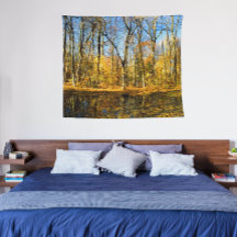 Herbstliche Ruhe: Ruhige Reflektionen am Teich