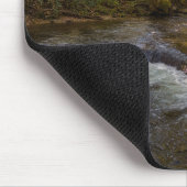 Herbstliche Ruhe Wald-Mauspad Mousepad (Ecke)
