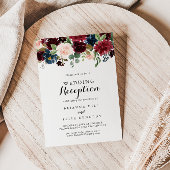 Herbstliche Rustikale Hochzeitsempfehlung Einladung