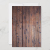 Herbstliche Saitenlichter in der Liebe versinken Einladung (Rückseite)