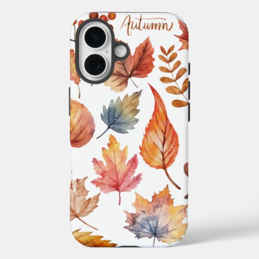 Herbstliche Sammlung von Aquarellen Case-Mate iPhone Hülle (Rückseite)