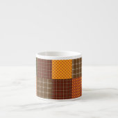 Herbstliche Steppdecke Espressotasse (Vorderseite)