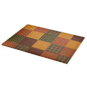 Herbstliche Steppdecke Schneidebrett (Ecke)
