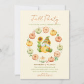 Herbstliche Stimmung Herbstparty Einladung (Vorderseite)
