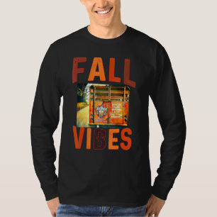 Herbstliche Stimmung Retro Kürbisgewürz Herbstkaff T-Shirt