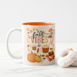 Herbstliche Stimmung Zweifarbige Tasse