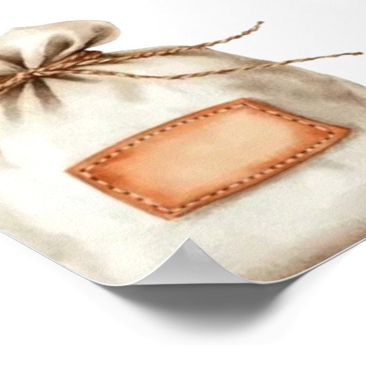 Herbstliche Süsse Backkuchen Babydusche Begrüßungs Poster (Ecke)