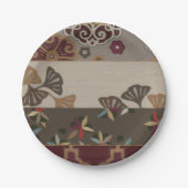 Herbstliche Tapisserie II Pappteller (Vorderseite)