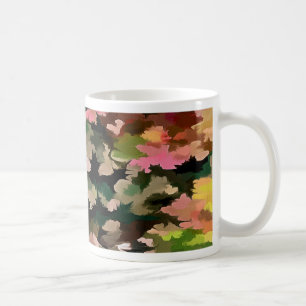 Herbstliche Töne-Tarnmuster Kaffeetasse