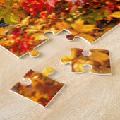 Herbstliche überdachte Brücke Puzzle (Seite)