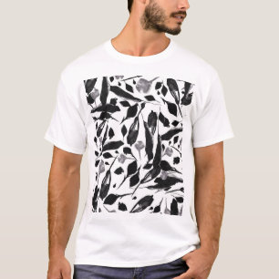 Herbstliche Vintage-Blätter, nahtloser Hintergrund T-Shirt
