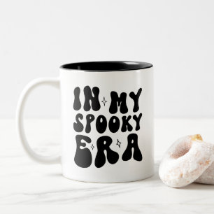 Herbstliche Vintage in meiner gruseligen Ära Retro Zweifarbige Tasse