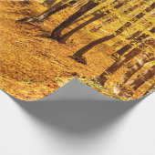 Herbstliche Waldlandschaft Geschenkpapier (Ecke)