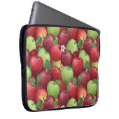 Herbstliche Wasserfarbe Apfel Muster Laptopschutzhülle (Vorne Rechts)