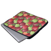 Herbstliche Wasserfarbe Apfel Muster Laptopschutzhülle (Vorne Knopf)