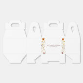 Herbstliche Wildblume Elegant Boho Hochzeit Geschenkschachtel (Ungeklappt)