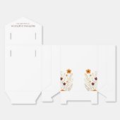 Herbstliche Wildblume Elegant Boho Hochzeit Geschenkschachtel (Ungefaltet)