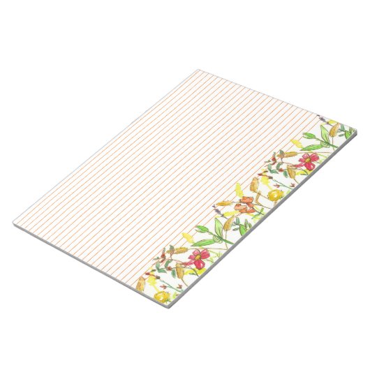 Herbstliche Wildblumen Prärie Pflanze Notizblock (angewinkelt)