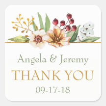 Herbstliche Wildblumen Wasserfarbenprägung