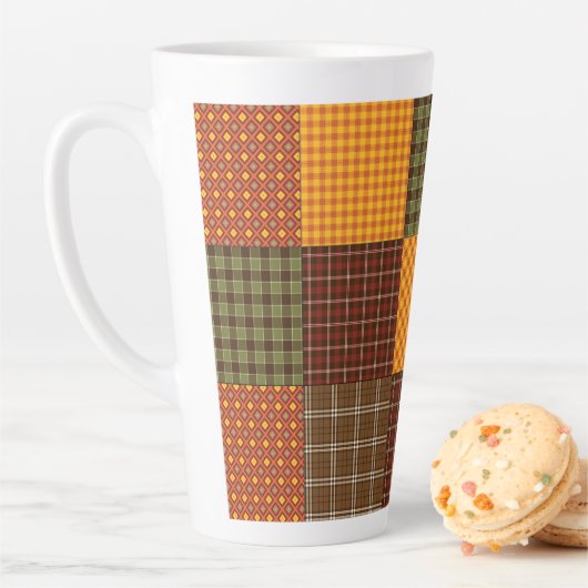 Herbstliche Wohlfühldecke Milchtasse (Beispiel)