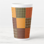Herbstliche Wohlfühldecke Milchtasse (Vorderseite)