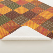 Herbstliche Wohlfühldecke Sherpadecke (3/4)
