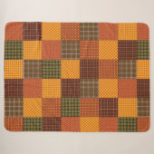 Herbstliche Wohlfühldecke Sherpadecke (Vorderseite (Horizontal))