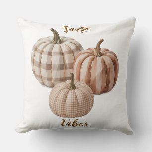Herbstliche Wurfkissen mit Kürbismotiv Kissen