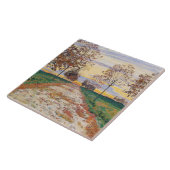 Herbstlicher Abend (von Ferdinand Hodler) Fliese (Seite)