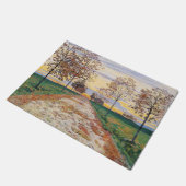 Herbstlicher Abend (von Ferdinand Hodler) Fußmatte (Schrägansicht)