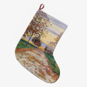 Herbstlicher Abend (von Ferdinand Hodler) Großer Weihnachtsstrumpf (Vorderansicht (hängend))