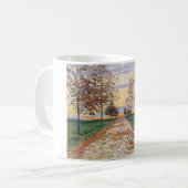 Herbstlicher Abend (von Ferdinand Hodler) Kaffeetasse (Vorderseite Links)
