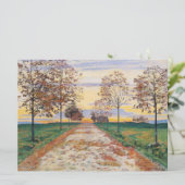 Herbstlicher Abend (von Ferdinand Hodler) Karte (Stehend Vorderseite)
