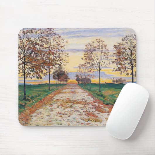 Herbstlicher Abend (von Ferdinand Hodler) Mousepad (Mit Mouse)